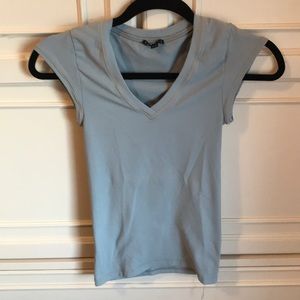 Theory form fitting v-neck